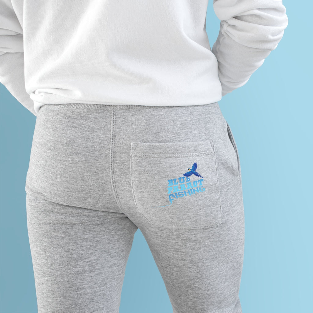 Blue Parrot Fleece Joggers