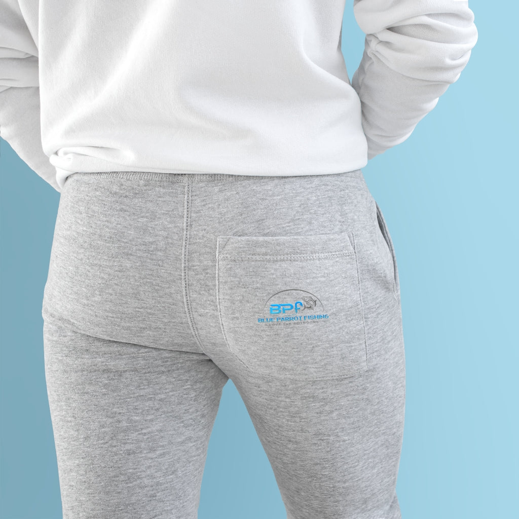 Blue Parrot Fleece Joggers